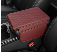 LYJXD Voiture Coussin D'Accoudoir pour Dodge Viper Hennessey Viper Venom 800TT, Imperméable Tapis Protection D'accoudoir Console Centrale de Voitur Interieur,Red