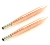 Lykke Cypra Lot de 2 aiguilles à tricoter interchangeables 12,7 cm Taille US10 6,00 mm