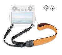 Lykus 2023 Sangle de cou pour DJI RC/DJI RC 2/DJI RC Pro, Lanière Orange, Vis en forme de Couronne, compatible avec DJI Mini 3/Pro, Mavic 3/Classic/Cine, DJI Air 3