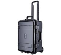 Lykus HC-5220 Grand Valise Rigide imperméable avec roulettes et Mousse, Taille intérieure 52x36x24,5 cm, adaptée aux appareils Photo, objectifs, équipements électroniques et Plus