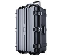 Lykus HC-7530 Grand Valise Rigide imperméable avec roulettes et Mousse, Taille intérieure 75x45x30 cm, adaptée aux appareils Photo, objectifs, équipements électroniques et Plus