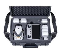 Lykus Titan LT110 Mallette Valise Rigide Étanche pour DJI Lito 1/Lito X1 Fly More Combo, Convient aux Radiocommandes RC2/RC-N3, Jusqu'à 7 Batteries, Bandoulière Incluse [Valise Uniquement]