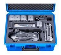 Lykus Titan M400 Étui Rigide pour DJI Mavic 4 Pro et DJI RC Pro 2/RC2 | VALISE UNIQUEMENT,Compatible Fly More Combo,Sangle RC,Jusqu'à 6 Batteries,IP67 Étanche,Antichoc,Mousse CNC Premium
