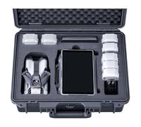 Lykus Titan MM520 Étui Rigide Étanche pour DJI Mini 5 Pro et RC Pro 2 | VALISE UNIQUEMENT,Jusqu'à 8 Batteries,Sangle RC,IP67 Étanche,Antichoc,Mousse CNC Premium Découpée