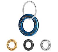 lyl Acier Inoxydable Pet ID Tags personnalisé personnalisée Dog Tags gravé Avant/arrière pour Chien et Chat avecForme d'anneau (Bleu, S)