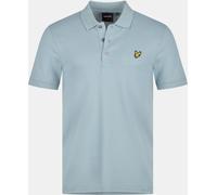 Lyle And Scott Basic Short Sleeve Polo Shirt Bleu Ardoise A19 S Male