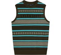 Lyle And Scott Glen Fair Isle Vest Olive (there is no difference between en-GB and fr-FR for this word) S Male