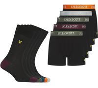 Lyle And Scott Men's Booker Sock Gift Sets Noire Multi Petit Male