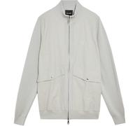 Lyle And Scott Men's Full-Zip Knitted Bomber Jacket Mirage Gris M Male