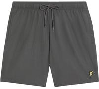 Lyle And Scott Men's Plain Swim Shorts Gunmetal L Male