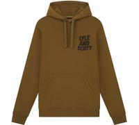 Lyle And Scott Men's Ripple Logo Hoodie Olive (there is no difference between en-GB and fr-FR for this word) XS Male