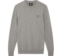 Lyle And Scott Merino Crew Knit Sweater Gris moyen T28 S Male
