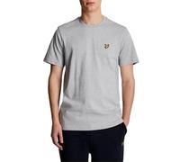 Lyle & Scott T-shirt Plain homme en coton uni Gris clair M