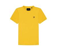 Lyle and Scott T-Shirt en Coton uni pour Homme, Jaune Bouton d'or, XL