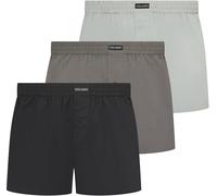 Lyle And Scott Woven Boxer Trunk Underwear Gris/Noir X Large Male