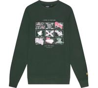 Lyle & Scott - "A Guide To Scotland" Sweatshirt für Herren GT6936 (M) (Petrol)