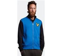 Lyle & Scott Block Marl Track Top Bright Blue Marl/jet Black Taille: M | Vestes sans manches Outlet | Homme | Bleu