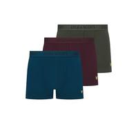 Lyle & Scott Boxer Barclay pour homme, Lierre grimpant/bleu salier/vin, M
