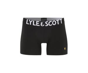 Lyle & Scott Boxers 'Daniel' noir / blanc, Taille XL