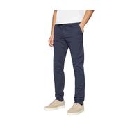 Lyle & Scott - Chinos Slim Fit en mélange de coton - Homme - Pantalons - Bleu - Taille: W36