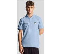 Lyle & Scott Co-ordinate Print Plain Polo Shirt Light Blue Taille: XS | Polos Outlet | Homme | Bleu