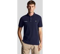 Lyle & Scott Co-ordinate Print Plain Polo Shirt Navy Taille: S | Polos Outlet | Homme | Bleu