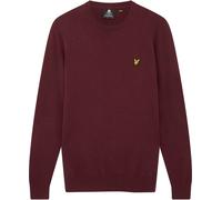 Lyle & Scott Crew Neck Merino Rouge - Grand S