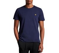 Lyle & Scott T-shirt col rond - Coton bio uni - Bleu marine L Homme