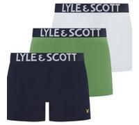 Lyle & Scott Daniel 3 Pack Underwear Shale Green/bright White/peacoat Taille: M | Sous-vêtements Outlet | Homme | Vert