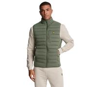 Lyle & Scott Gilet Matelassé Léger Stretch Pour Homme - Vert Cactus - L