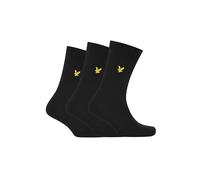 Lyle & Scott Hamilton Chaussette décontracté, Noir, One Size Homme