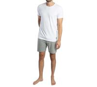 Lyle & Scott Homme Ensemble De Pyjama Charlie Lounge, Bright White/Grey Marl, XL