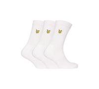 Lyle & Scott Homme Hamilton Chaussettes De Sport Not Applicable, Blanc (Bright White 5073), Taille unique (Taille fabricant: 7-11)