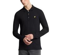 Lyle & Scott Homme Polo À Manches Longues, Jet Black, M