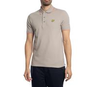 Lyle & Scott Homme Polo À Pointe, Pale Grey/Coral Stand, L