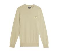 Lyle & Scott, Homme, Pulls, Beige, Taille: XL Mid Knits Cotton Merino Crew Neck Jumper