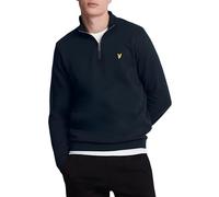 Lyle & Scott Homme Sweat-Shirt Bouclé À Quart De Zip, Dark Navy, M