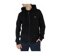 Lyle & Scott, Homme, Sweatshirts et sweats à capuche, Noir, Taille: L Sweat à Capuche Vert avec Fermeture Éclair