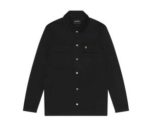 Lyle & Scott, Homme, Vestes, Noir, Taille: M Overshirt en Velours Côtelé