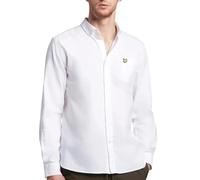 Lyle & Scott Oxford Long Sleeve Shirt Blanc L Homme