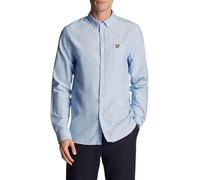 Lyle & Scott Hommes Chemise Oxford Légère Coupe Droite Bleu Riviera XXL