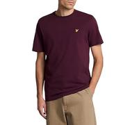 Lyle & Scott Hommes T-Shirt Uni Bordeaux M
