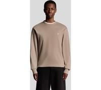 Lyle & Scott Interlock Crew Neck Sweatshirt Cobblestone Taille: S | Pulls Outlet | Homme