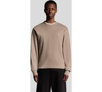 Lyle & Scott Interlock Crew Neck Sweatshirt Cobblestone Taille: XXL | Pulls Outlet | Homme