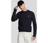 Lyle & Scott Lambswool Blend Crew Neck Jumper Dark Navy Marl Taille: M | Pulls Outlet | Homme | Bleu