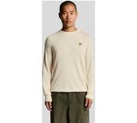 Lyle & Scott Lambswool Blend Crew Neck Jumper Drop Cloth Marl Taille: S | Pulls Outlet | Homme