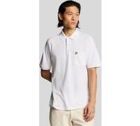 Lyle & Scott Linen Blend Polo Shirt White Taille: L | Polos Outlet | Homme | Blanche