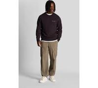 Lyle & Scott Loopback Embroidered Crew Neck Sweatshirt Dark Navy Taille: L | Pulls Outlet | Homme | Bleu