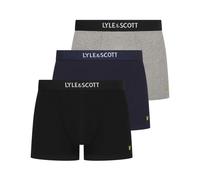 Lyle & Scott - Lot de 3 boxers unis DEVON - Homme (GT30357)