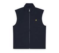 Lyle & Scott - Mesh Back Softshell Funnel Neck Gilet - Homme - Vestes - Bleu - Taille: 2XL